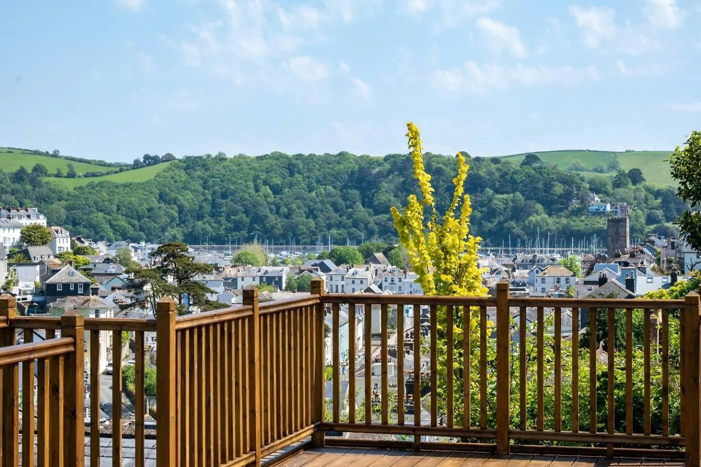 Townhouse With Garden, Parking & River Dart Views Holiday home